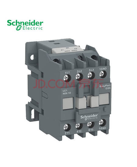 施耐德接触器24VAC线圈电压 EasyPact D3N 3P 25A 50/60Hz 辅助触点1开/1NO LC1N2510B7N交流接触器