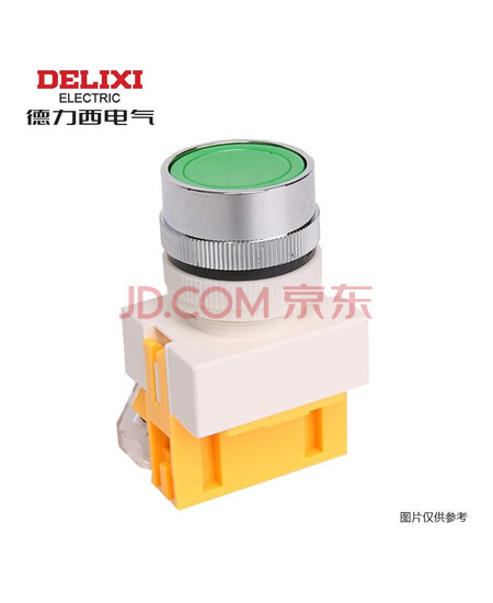 德力西DELIXI按钮开关LAY7系列平头按钮LAY7-10BN 绿LAY710BN32,F