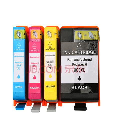 彩格适用惠普HP905XL墨盒四色套装HP OfficeJet pro 6960 6970 6950打印机墨盒彩色无线一体机墨盒高容量