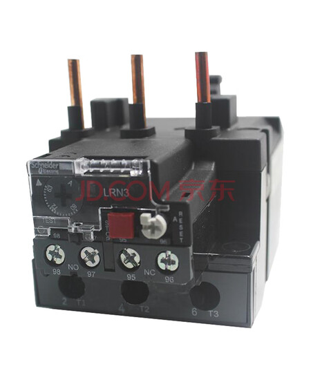 施耐德继电器 EasyPact D3N LRN电流范围30-40A 适配接触器LC1N40-95 LRN355N电热式过载继电器