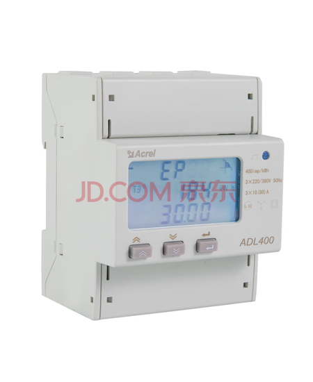 安科瑞三相导轨表ADL400/FC 双向计量 支持485通讯和复费率统计 ADL400/FC（80A直接接入） 含三方计量