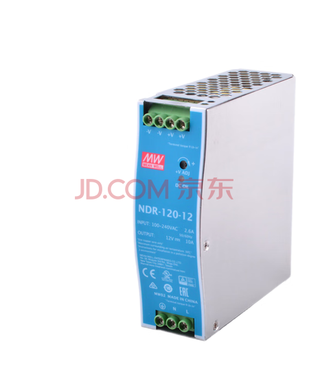 明纬（MEANWELL）NDR-120-12 单组输出工业用DIN导轨型 明纬开关电源