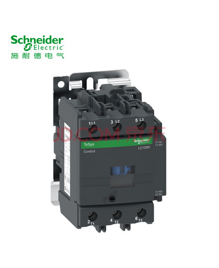 施耐德电气 TeSys LC1D（国产）3P 80A 1NO+1NC 220VAC LC1D80M7C 交流接触器 GZDT