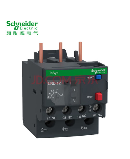 施耐德热继电器 LRD（国产） 适配LC1-D09…D38 电流范围5.5-8A LRD12C 过载继电器