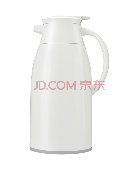 JEKO&JEKO保温壶家用热水瓶暖水壶宿舍大容量开水瓶玻璃内胆 1.6L丝绸灰