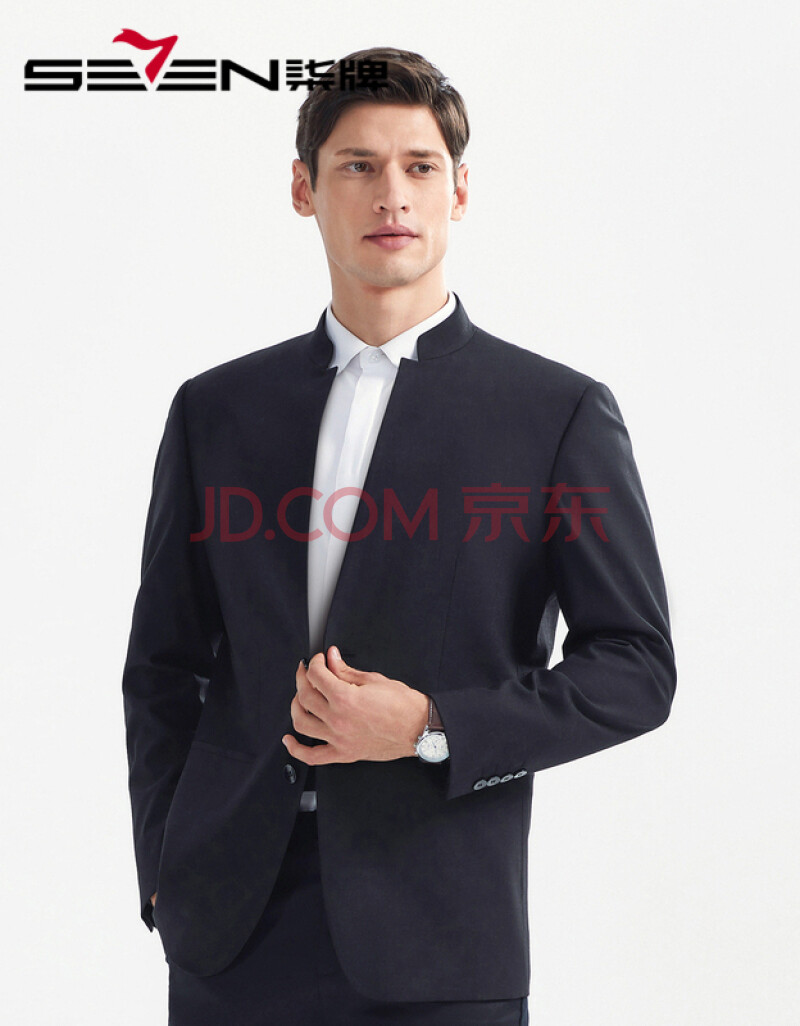【中华立领】柒牌男装休闲西服男上衣单价2020春季新品商务休闲单西