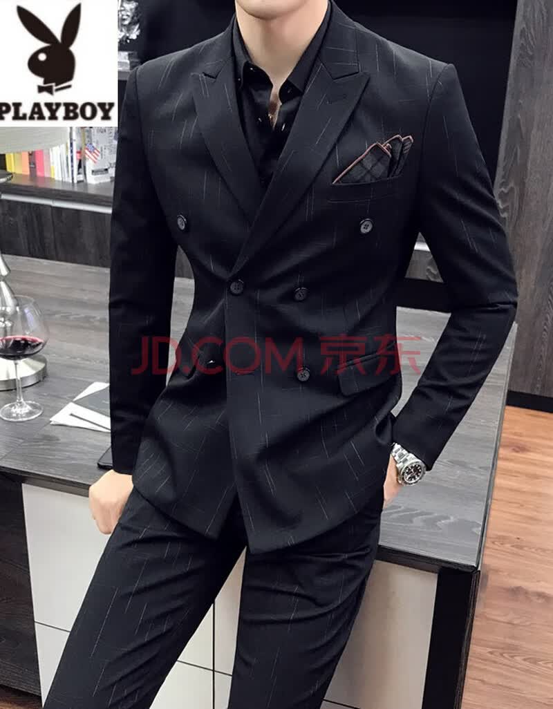 黑色【西服 西裤 黑衬衫】赠领带 2xl