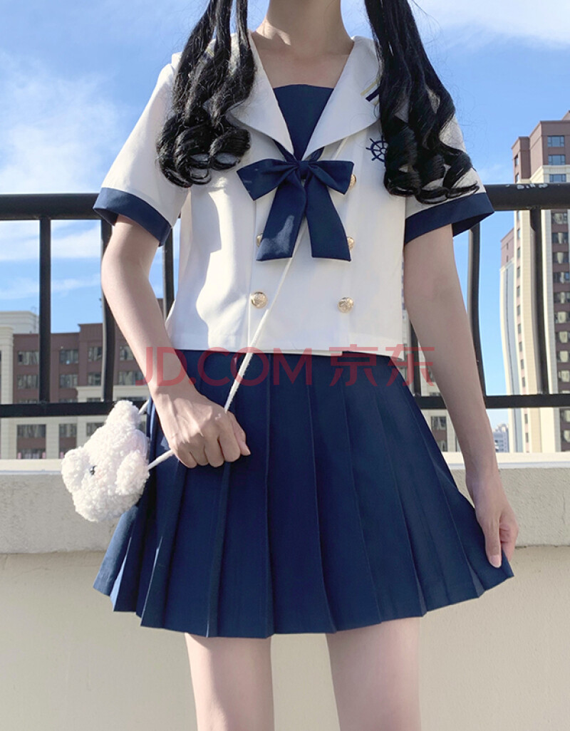 【jk制服官方】 航海少女 正统水手服jk套装日系全套原创学院海军风