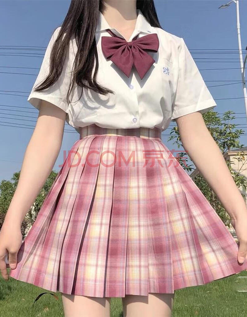格裙jk制服套装正统百褶短裙辣妹jk水手服学生装女装百褶裙女学生装