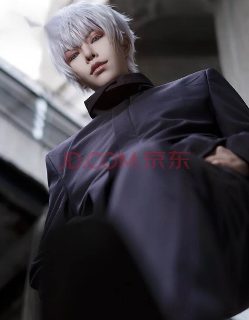 北极绒(bejirog)咒术回战五条悟5t5老师cosplay服装套装有眼罩 全款