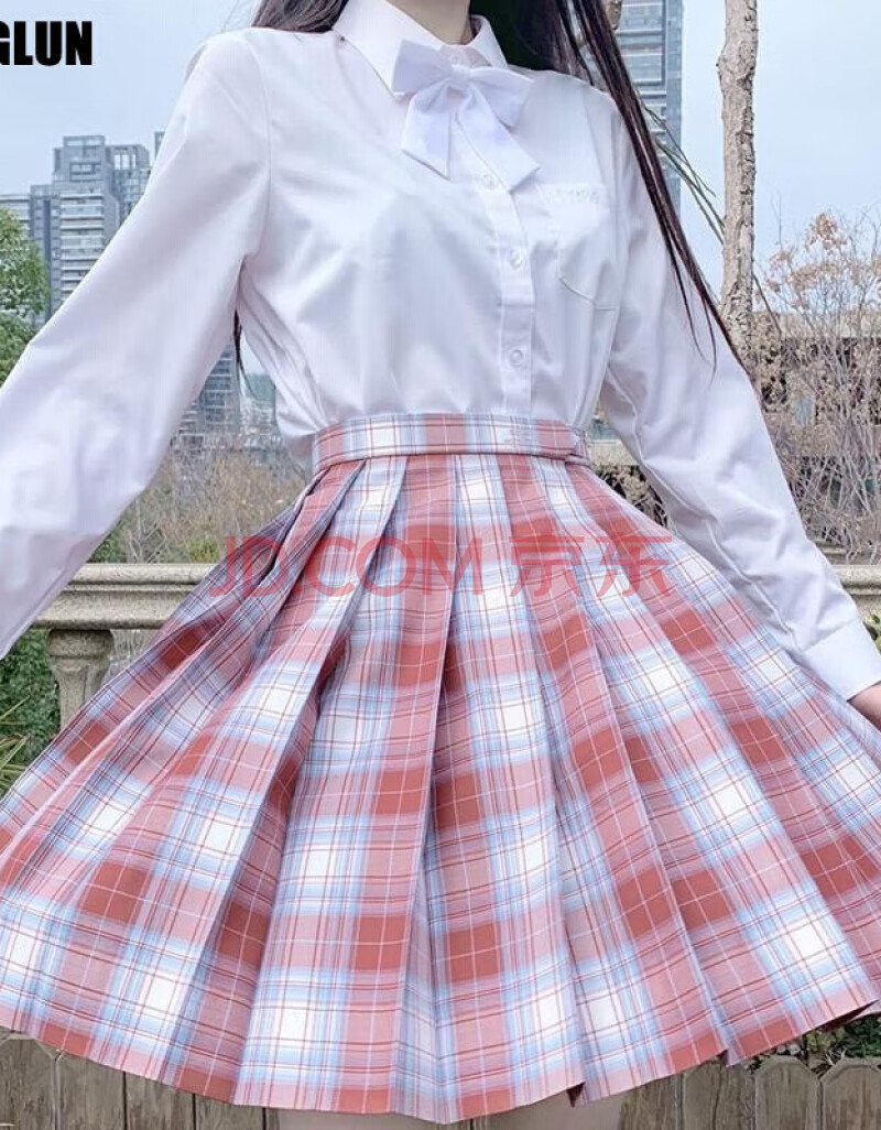 温柔一刀jk格裙百褶裙女学生夏季日系正统班服校服学院风甜美短裙格子