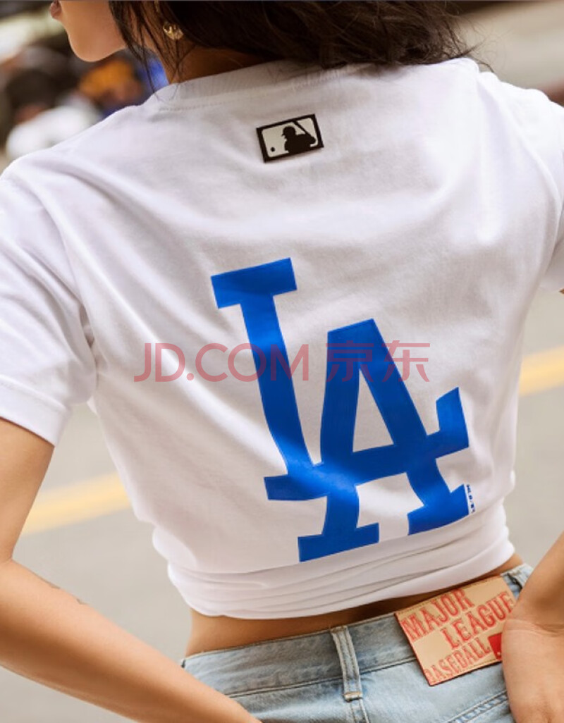 mlb官方 纽约洋基队泫雅同款短袖2021新款洋基队ny男女情侣同款街头