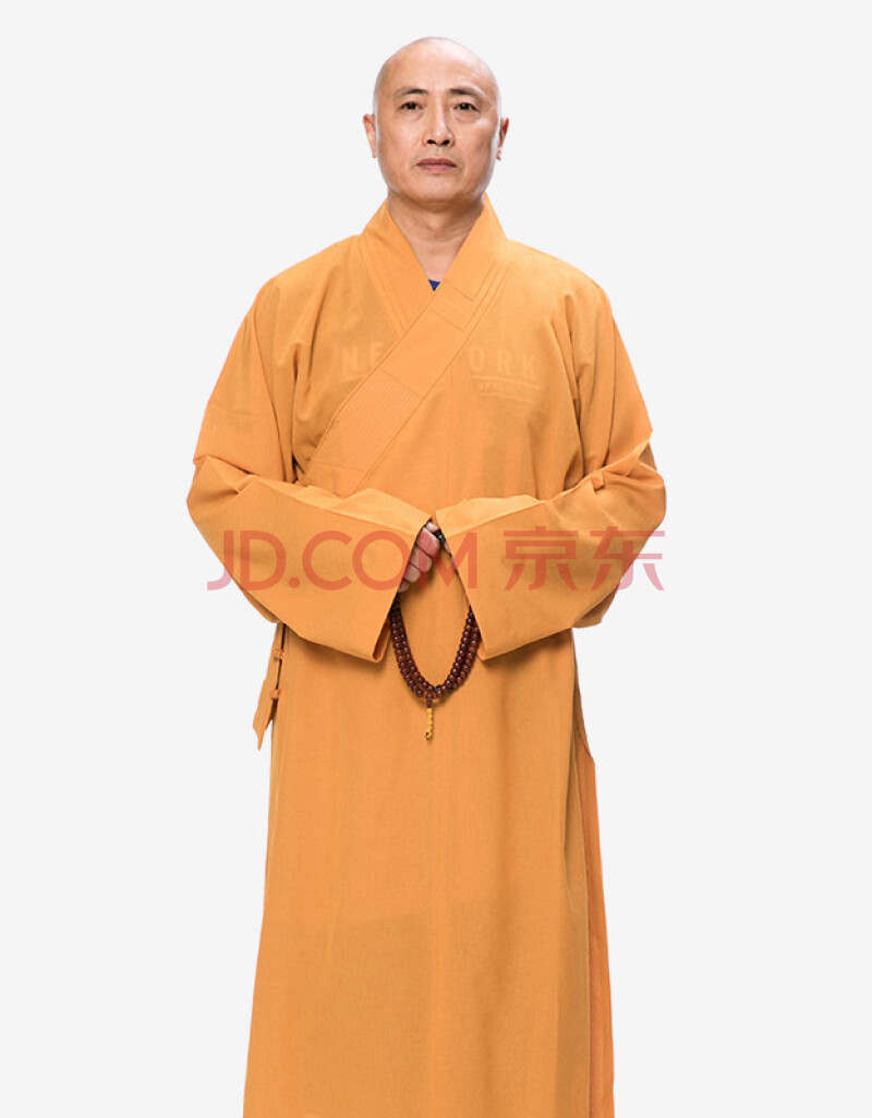 [出家人]僧人服装夏季薄款麻纱长褂佛教男女款僧衣僧服海青大褂长衫