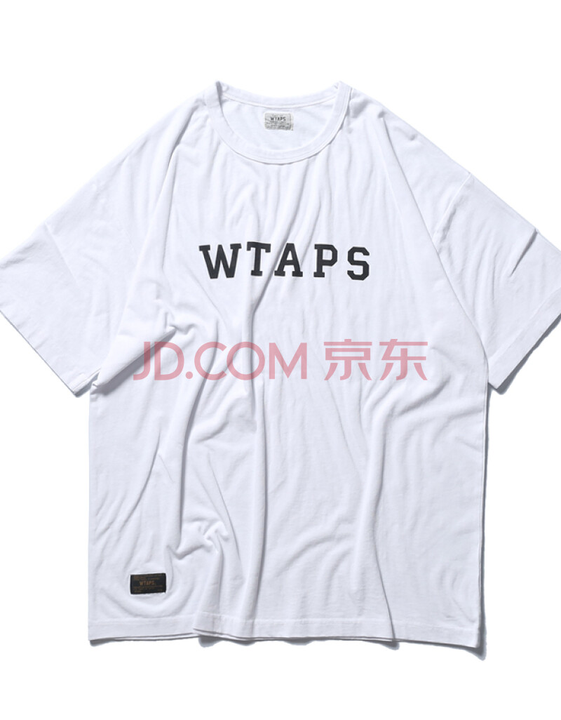 pwswmadness wtaps 余文乐同款短袖t恤袖标夏日系休闲宽松情侣短tee潮