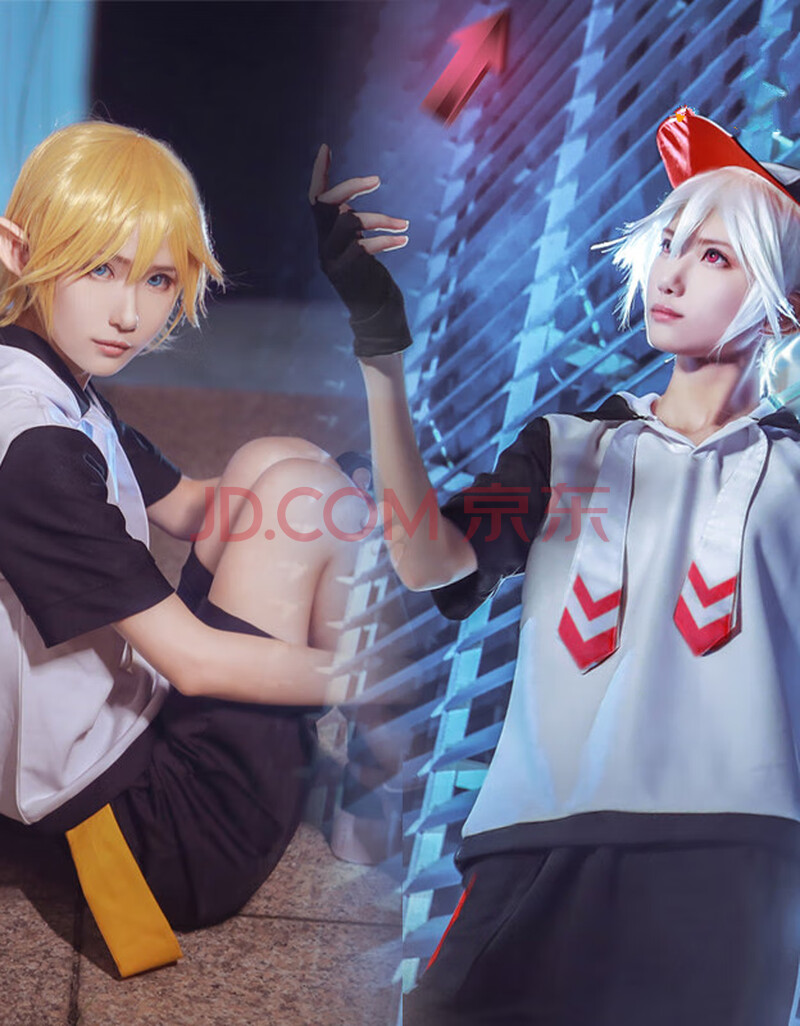 凹凸世界金cosplay服男女cos动漫服国漫安迷修 金 雷狮cos服 女套餐一