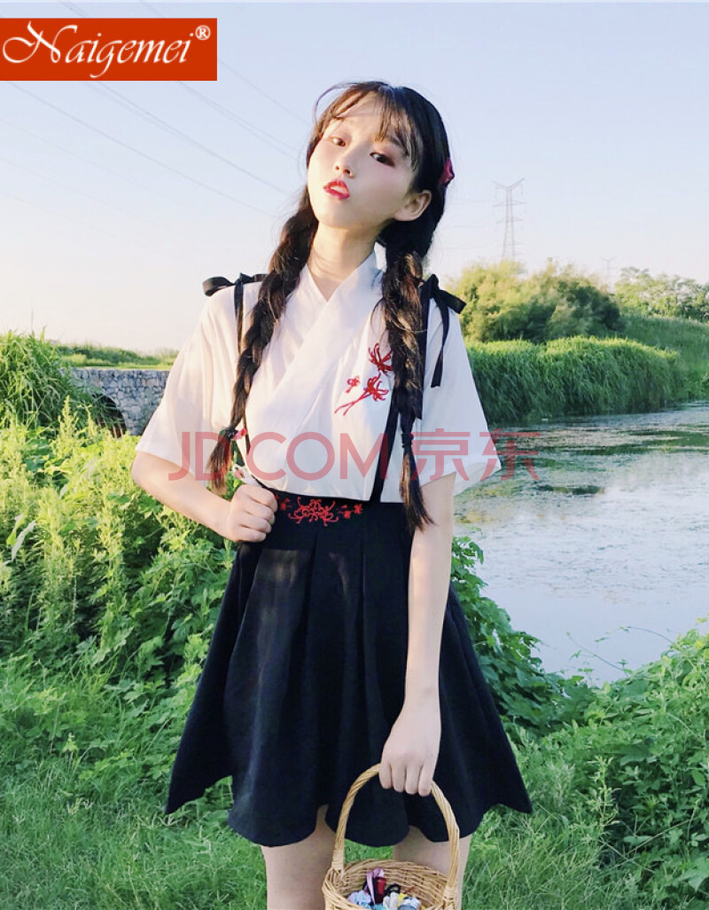 少女学生高中生初中生小个子穿搭套装裙女夏季学生小仙女裙子超仙森系