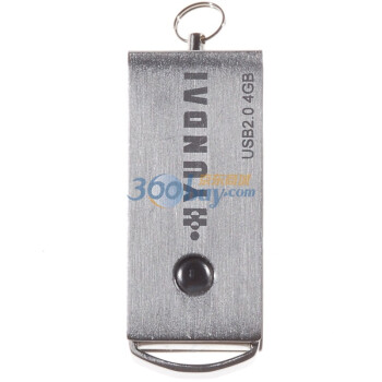 现代（HYUNDAI）HY-U100 全金属 高速USB DRIVE 4G U盘