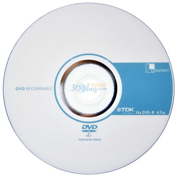 TDK DVD-R 16速 4.7G 肯定系列 桶装10片 刻录盘