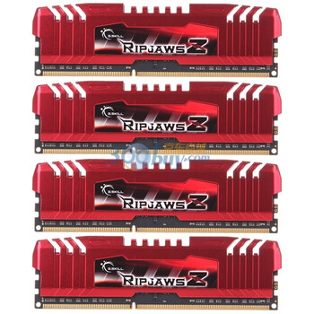 G.SKILL（芝奇）RipjawsZ DDR3 2133 16G(4G×4条)台式机内存(F3-17000CL11Q-16GBZL)