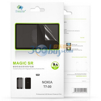 邦克仕（Benks）Magic SR磨砂防指纹系列保护贴膜 (适用于诺基亚 NOKIA T7-00 贴膜）