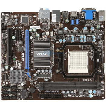 微星（MSI) 880GM-E35 主板 (AMD 880G/Socket AM3)