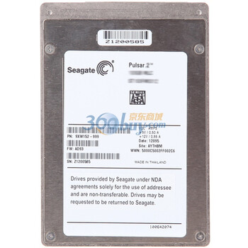 希捷（Seagate）200GB ST200FM0002 SAS 6Gb/秒 企业级固态硬盘