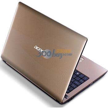 宏碁（acer）AS4752G-2332G50Mncc 14英寸笔记本电脑 （i3 2330M 2G 500G D刻 GT520M 1G独显 WIN7）香槟金