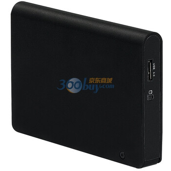 奥睿科（ORICO）2598US3 2.5寸全铝串口移动硬盘盒支持9.5/12.5mm厚度硬盘 黑