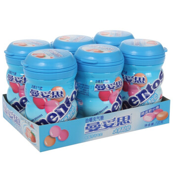 曼妥思水果酸奶瓶装120g*6瓶