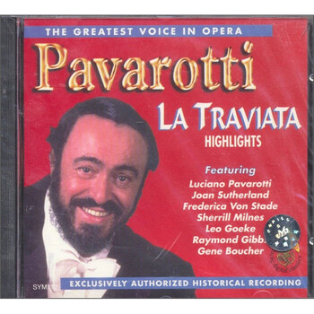 中图原装进口系列:<em>帕瓦罗蒂</em> 威尔第 歌剧《<em>茶花</em>