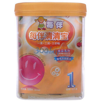 每伴金品原味桶装清清宝1段