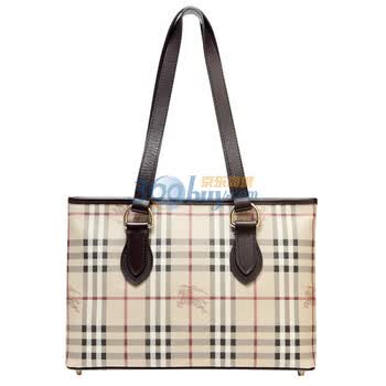 巴宝莉女士挎包】BURBERRY+巴宝莉女式米色PVC挎包3