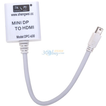 胜为（shengwei）DPC-630 迷你DP转HDMI转换器