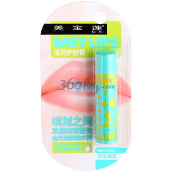 Maybelline美宝莲宝贝护唇膏-清凉薄荷