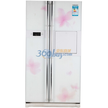 三星（Samsung） RS21HVLFH1/XSC 554L 对开门 冰箱 珍珠白(水韵花纹)