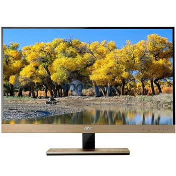AOC（冠捷）D2357PH 23英寸宽屏泰坦尼克限量版3D液晶显示器 （金色）