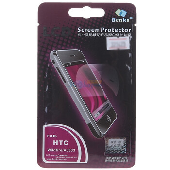邦克仕（Benks）HR高透系列保护贴膜（宏达 HTC A3333/Wildfire/G8 贴膜）