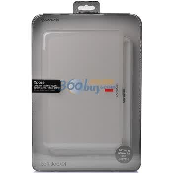 卡登仕（Capdase）三星平板电脑 玲珑胶套（白色）适用于Samsung GALAXY Tab 10.1 GT-P7510