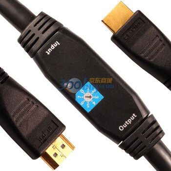 CE-LINK 2014 HDMI数字高清线 HDMI线 26米 带信号放大器 工程级 黑色
