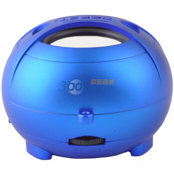 DBEST PS4008MP3音箱（TF卡）橡胶封釉蓝色 适用于MP3/MP4播放器/手机/平板电脑/笔记本电脑/台式电脑
