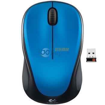 罗技（Logitech）M235 无线鼠标 水波蓝