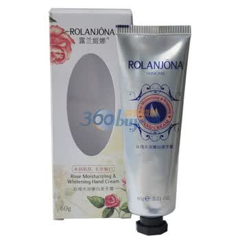 露兰姬娜 玫瑰水润嫩白美手霜60g(单品)