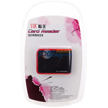 飚王（SSK）迷你ALL IN ONE 魔豆 多合一读卡器SCRM029