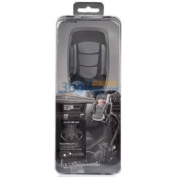 卡登仕（Capdase）双USB多功能手机充电车架 适用于诺基亚/HTC/摩托/三星/苹果（APPLE）系列（ipad/ipad2）