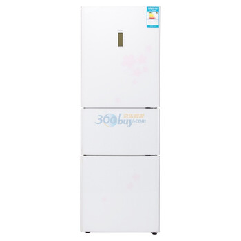 海尔（Haier）BCD-268WBCS 268升 三门风冷冰箱（白色）