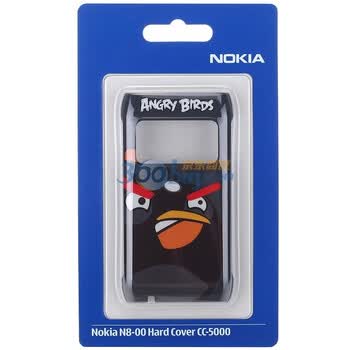 诺基亚（NOKIA）CC-5000（黑色）愤怒的小鸟原装保护套 适用于诺基亚N8-00