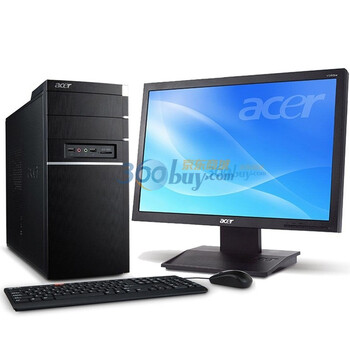 宏碁（Acer）AM3160台式电脑 (Athlon II X2 260 2G 500G 读卡器 无线 DVD 键鼠 Linux )