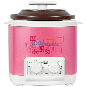 依立（Yili）TB44040 紫砂电炖锅 4.0L，火力时间双控，更添时尚范
