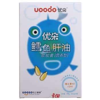 Uoodo 优朵鳕鱼肝油软胶囊营养型 30粒