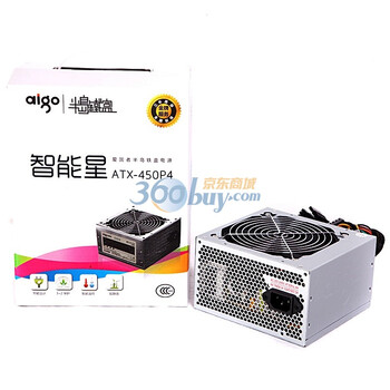 爱国者（aigo）智能星ATX-450P4 电源（额定300W/采用12CM风扇）